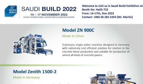 QGM Block Machine bude Saudi Build 2022