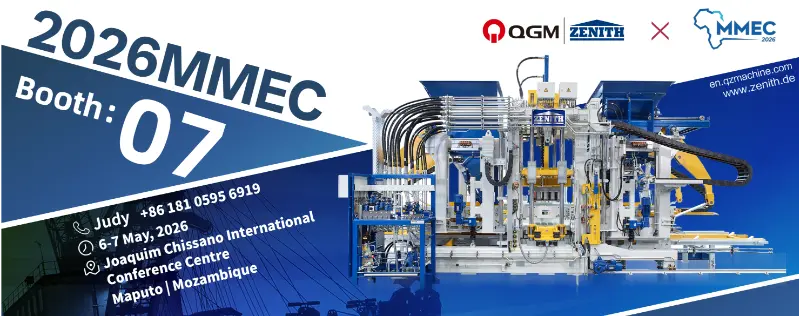 Spoločnosť Quangong Machinery Co., Ltd. na výstave MMEC v roku 2026 predvedie vysokoúčinné riešenia tehlových strojov
