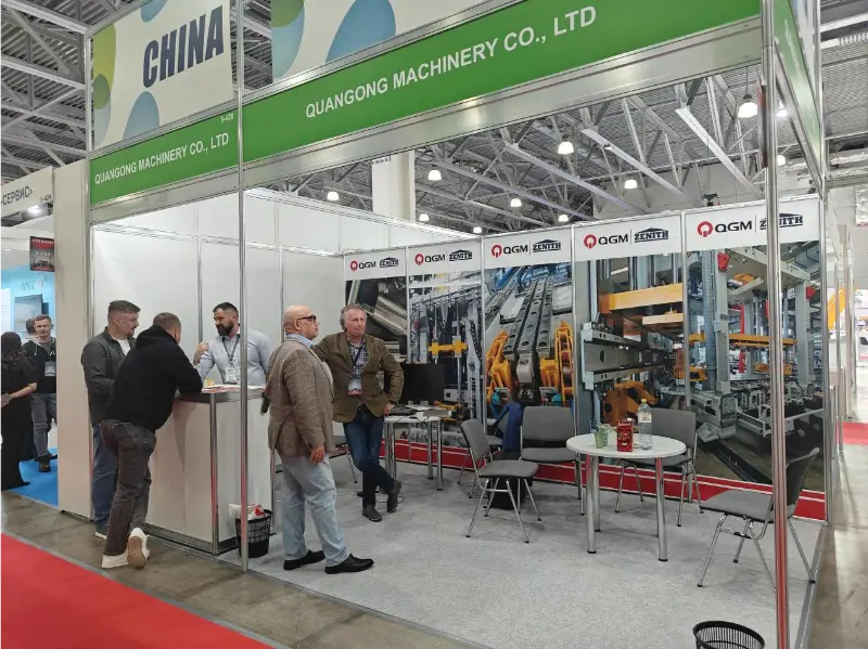 Zameranie na eurázijský trh infraštruktúry: Quangong Machinery Co., Ltd. vystavuje na ruskej výstave CTT EXPO